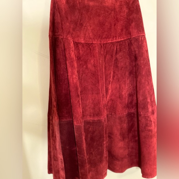 JH Collectibles Skirts Vintage Suede Skirt Poshmark